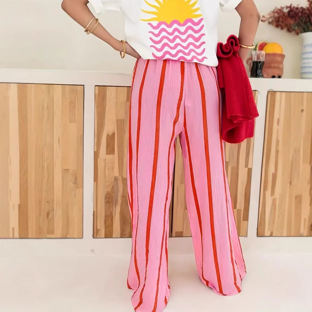 Soft Wide Leg Casual Lounge Pants
