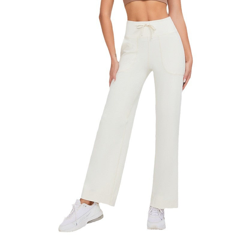 Comfortable High Waist Wide Leg Trousers