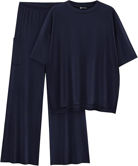 Comfortable Everyday Tops and Stretchy Pants Set