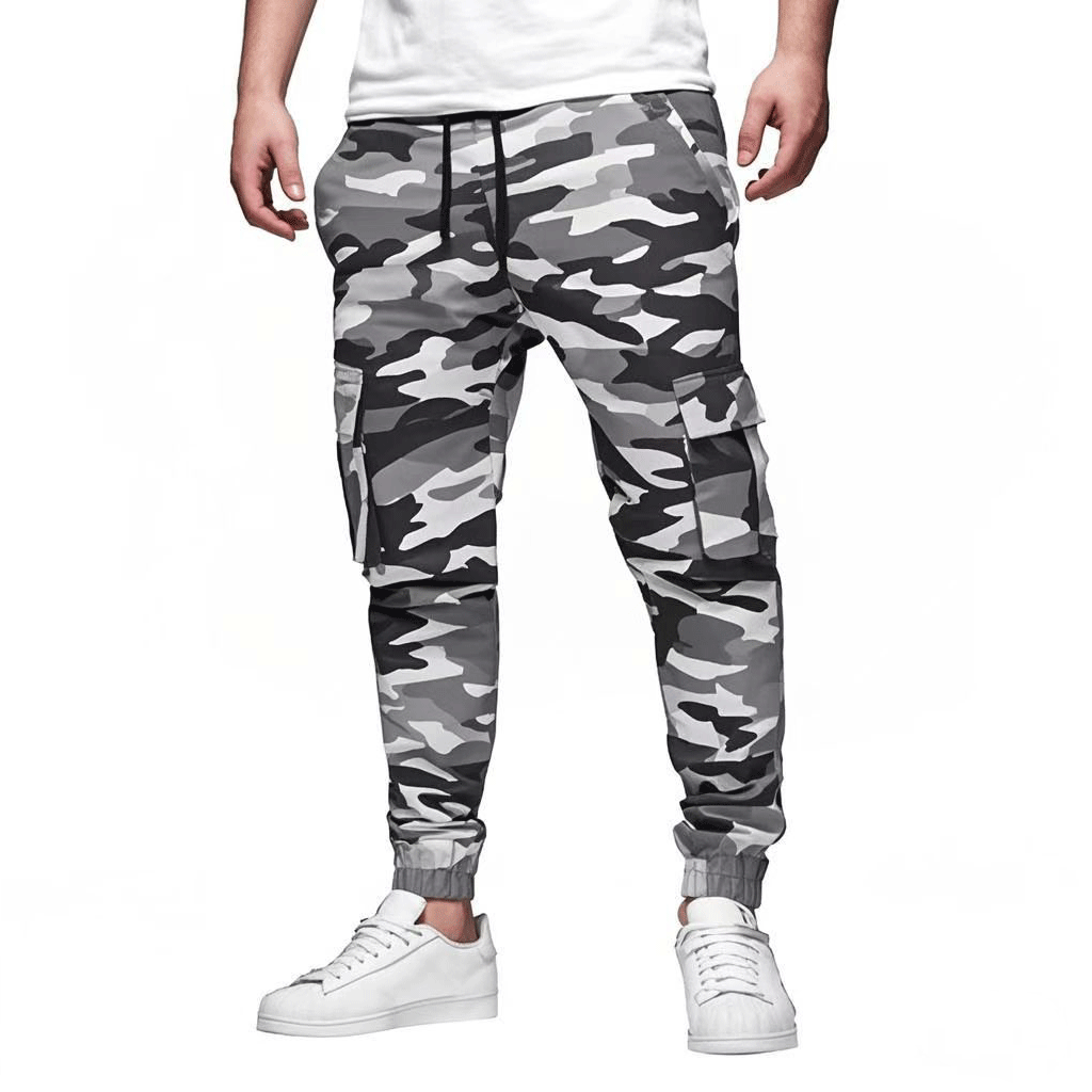 Men's Slim Fit Running Pants with Elastic Waist