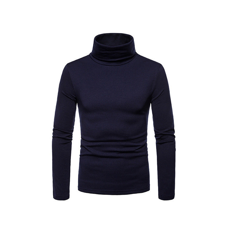 Slim Fit Men's Knit Turtleneck Sweater