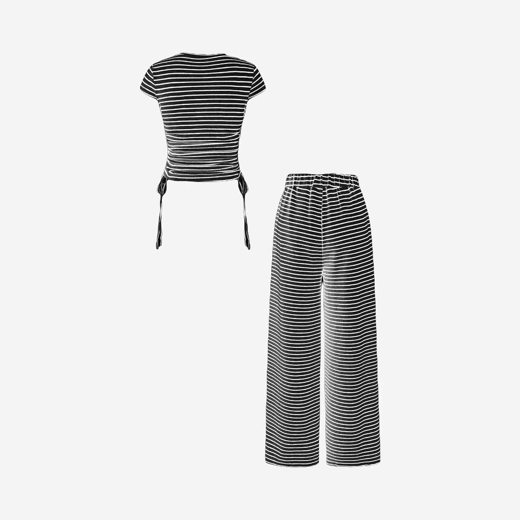 Comfy Stripe Lounge Wear Set
