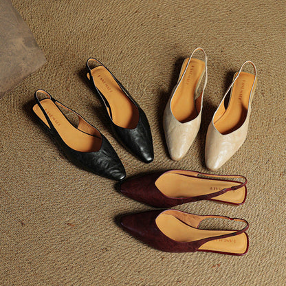 Authentic Leather Mule Shoes