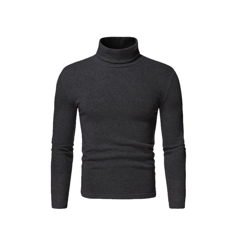 Slim Fit Men's Knit Turtleneck Sweater