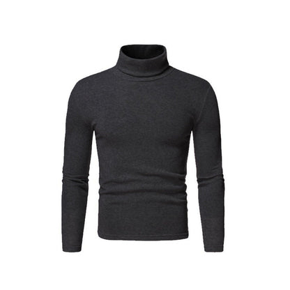 Slim Fit Men's Knit Turtleneck Sweater