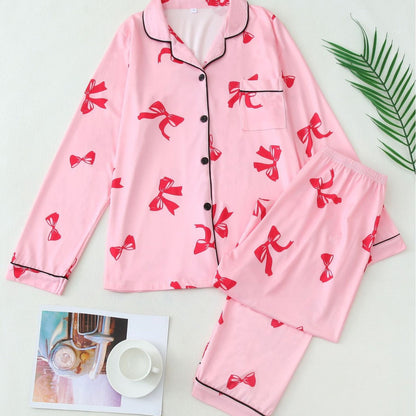 Soft Cozy Pajama Set with Long Sleeve Top