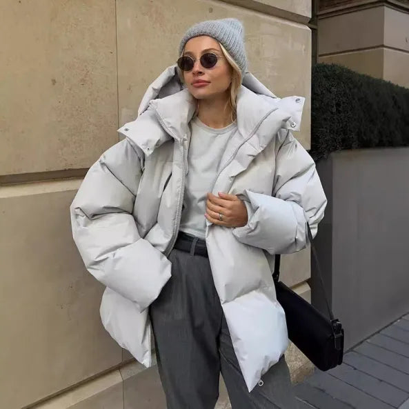 Cozy Ladies Long Winter Parka Jacket