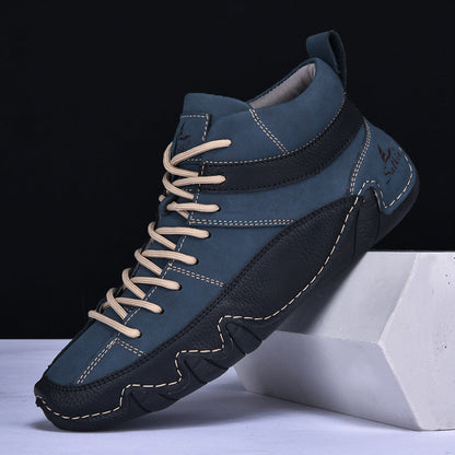Genuine Brown Leather Shoes - OutfitLondon