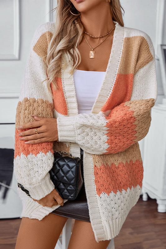 Soft Oversized Open Front Cardigan for Women - OutfitLondon