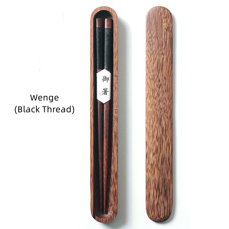 Classic Bamboo Chopstick Set in Wooden Case