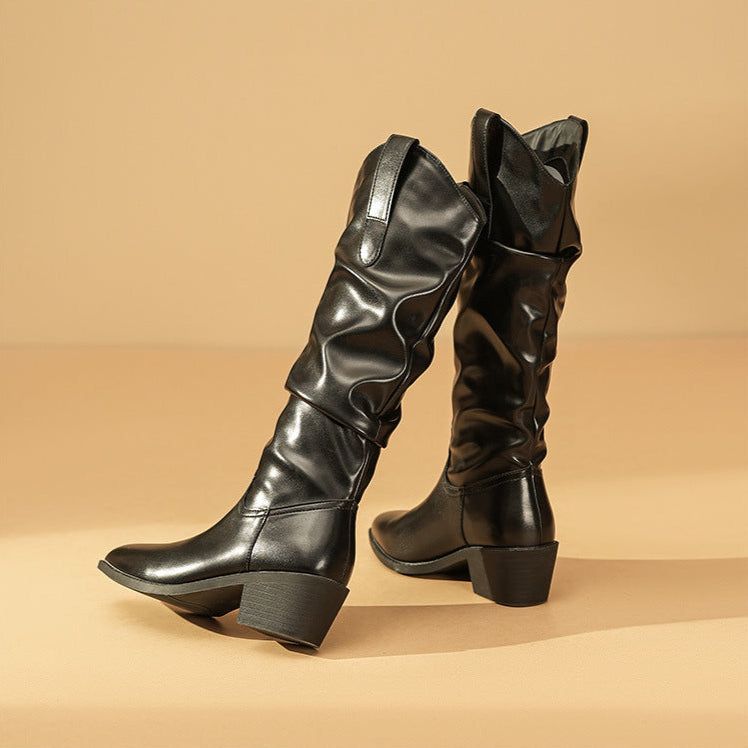 Premium Brown Leather Ankle Boots