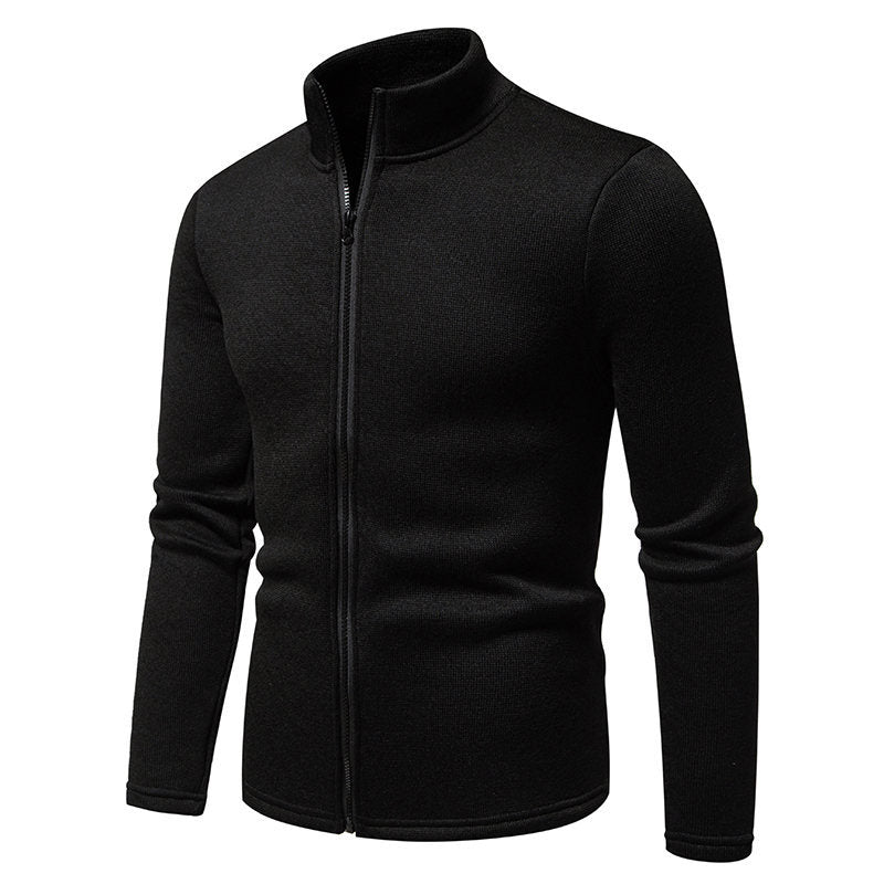 Warm High Neck Full Zip Fleece Jacket