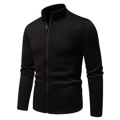 Warm High Neck Full Zip Fleece Jacket