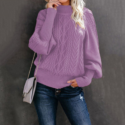 Warm Oversized Knit Women's Sweater