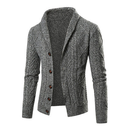 Cozy Cable Knit Sweater Cardigan