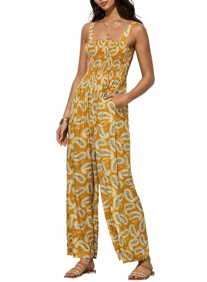 Bright Floral Women's Summer Jumpsuit
