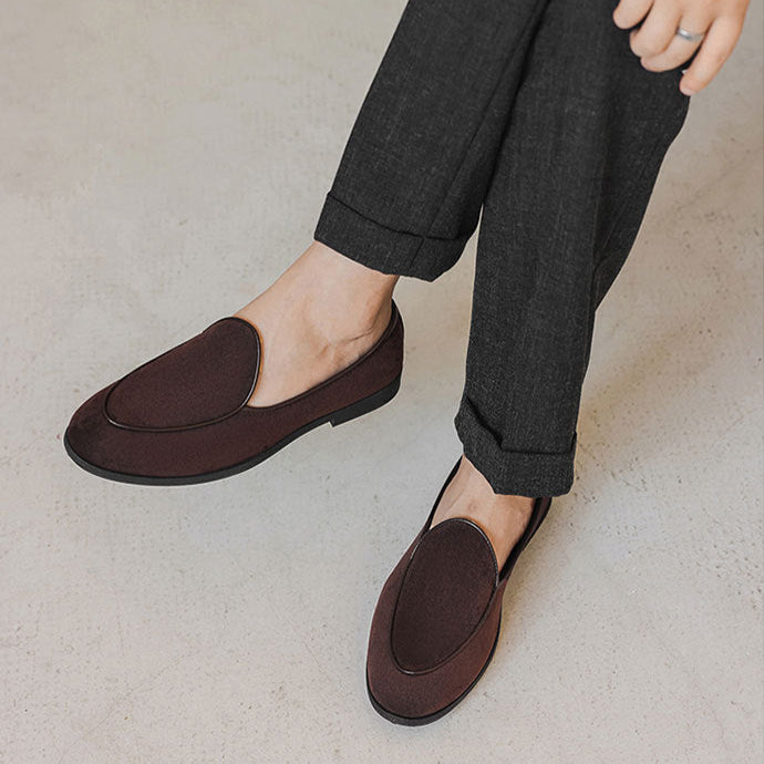 Luxurious Suede Slip On Shoes