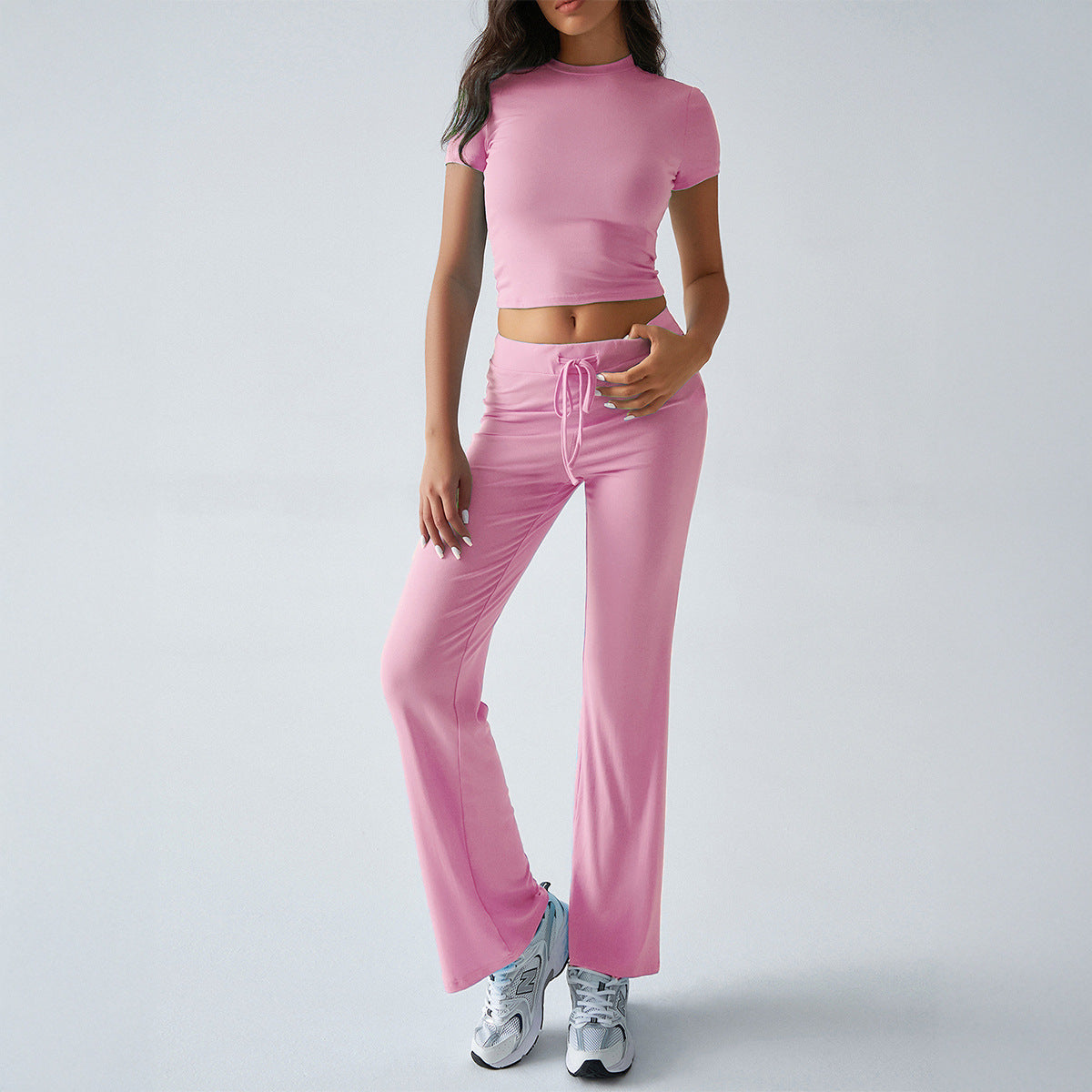 Casual Short Sleeve Loungewear Set