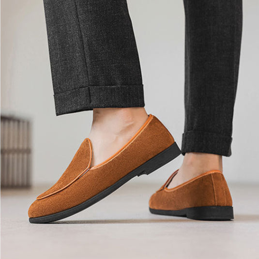 Luxurious Suede Slip On Shoes