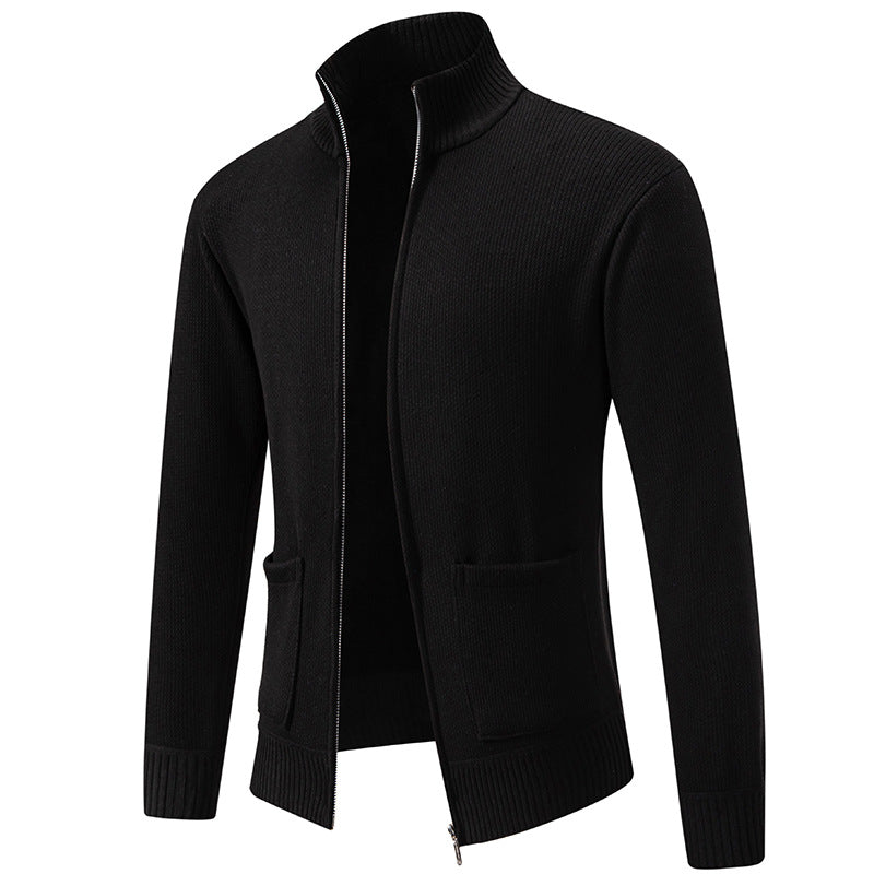 Versatile Zip Up Cardigan with Pockets