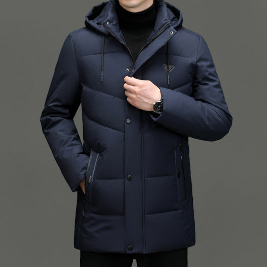 Men's Waterproof Adjustable Hooded Parka Jacket - OutfitLondon