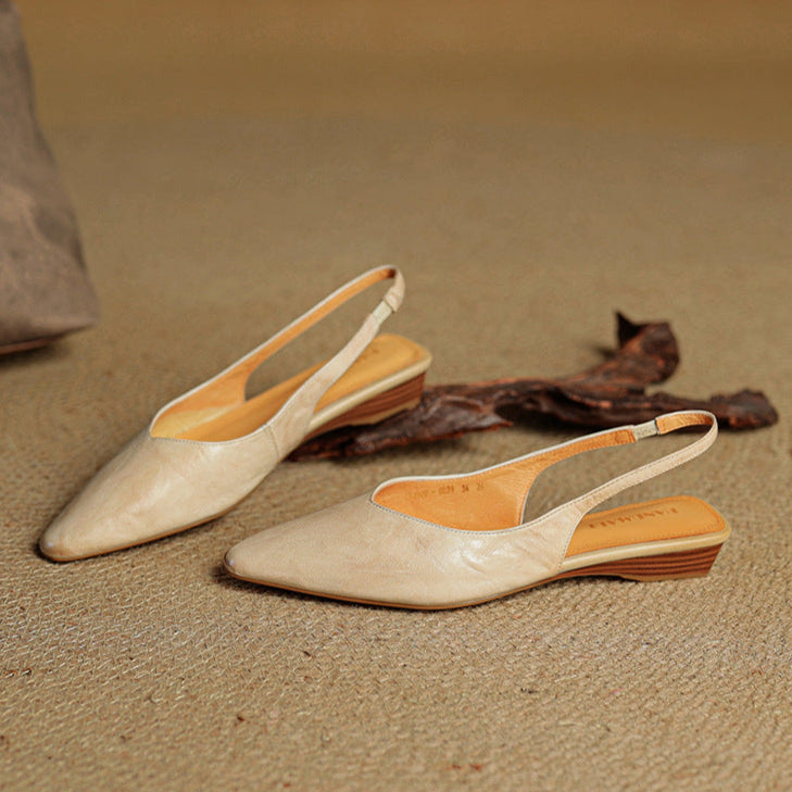 Authentic Leather Mule Shoes