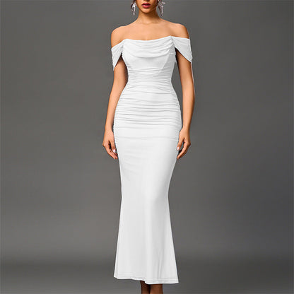 Chic Backless Mermaid Evening Gown