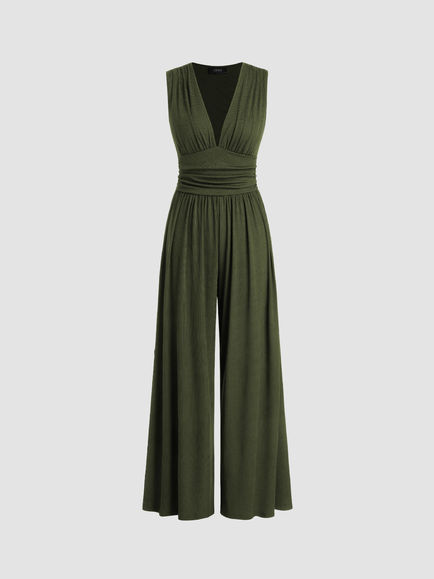 Stylish Sleeveless Wide Leg Romper