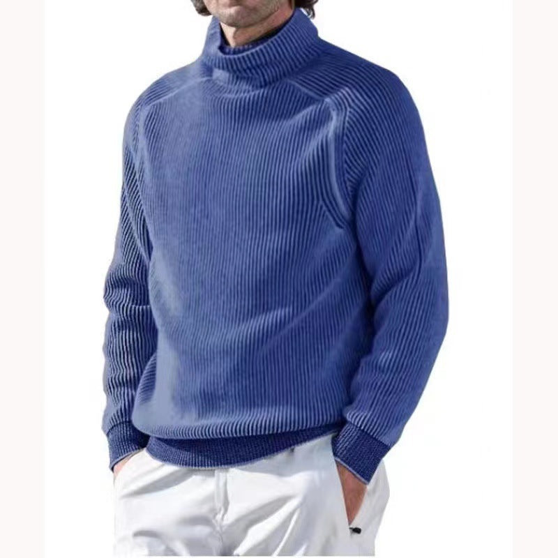 Warm Striped Casual Winter Sweater