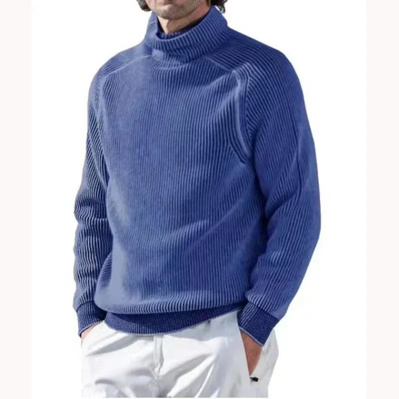 Classic Mens Crew Neck Pullover Sweater