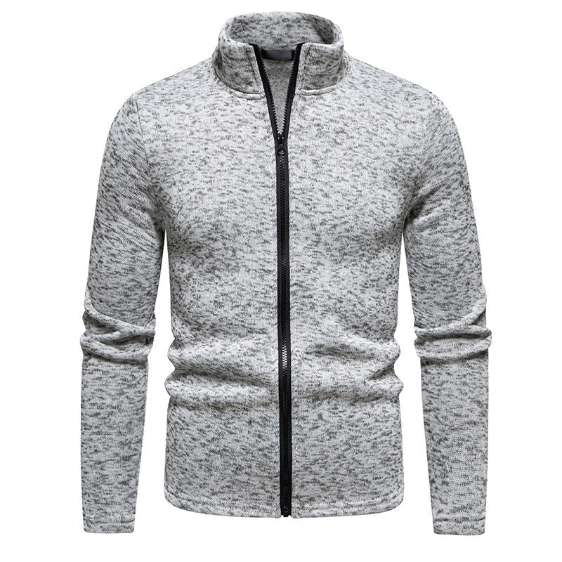 Warm High Neck Full Zip Fleece Jacket