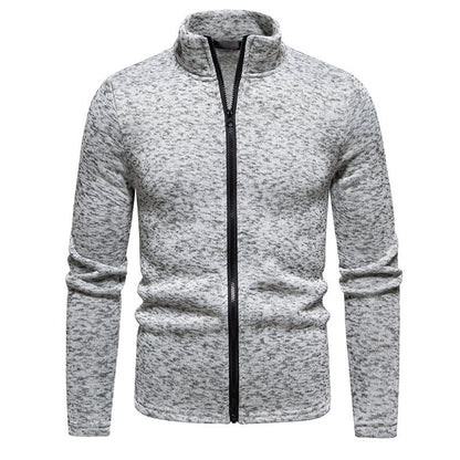 Warm High Neck Full Zip Fleece Jacket