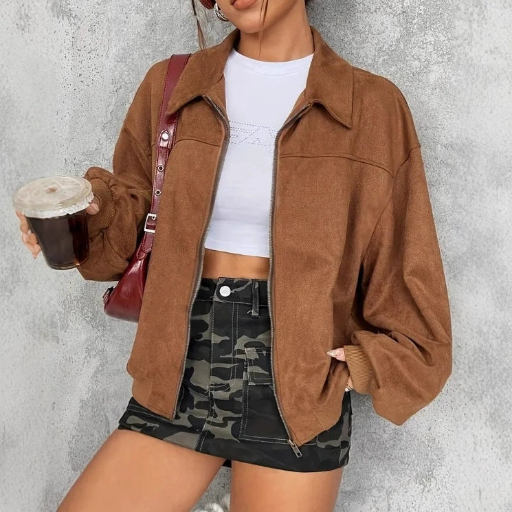 Large Fit Zip Up Coat - OutfitLondon