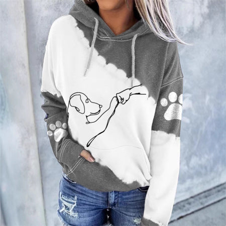 Cute Pet Graphic Sweatshirt