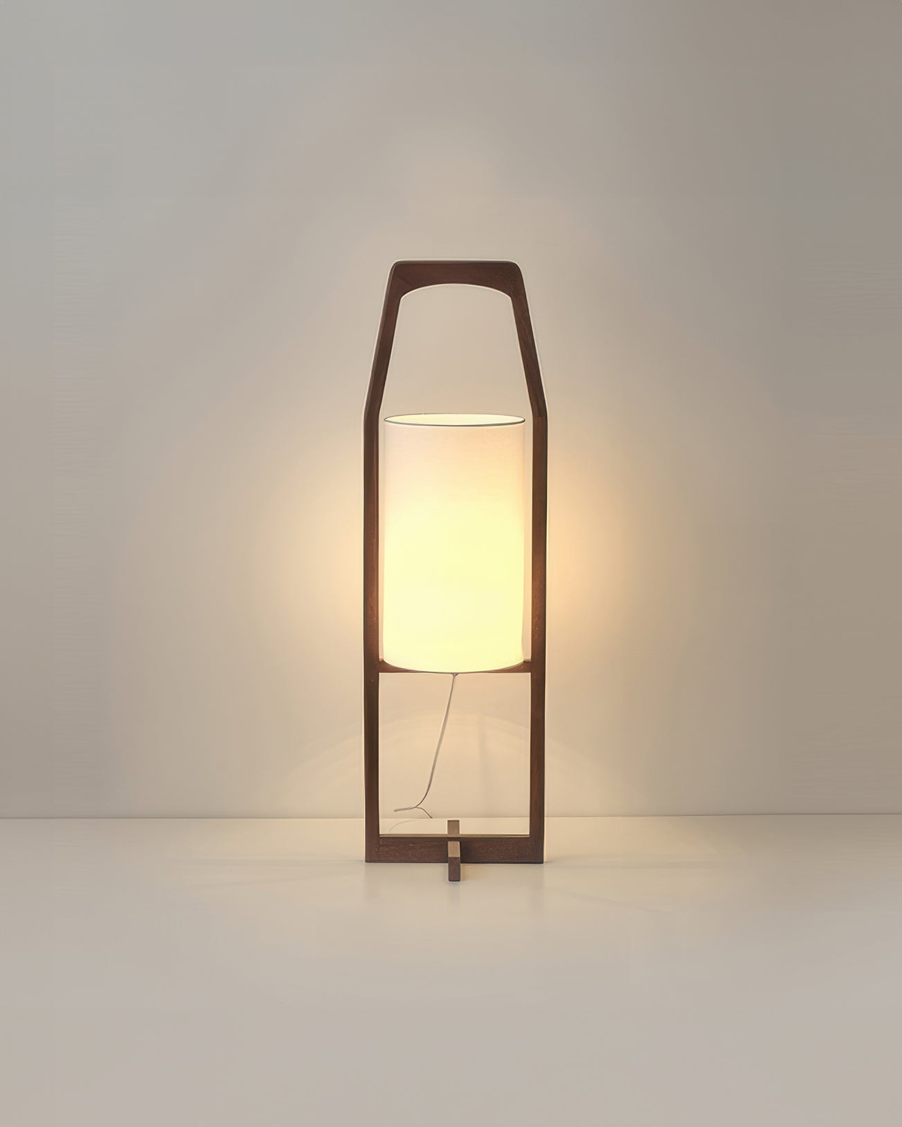Classic Wood Table Lamp, Soft Ambient Glow