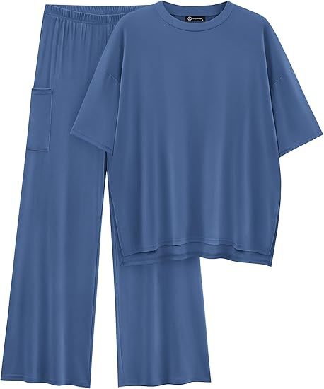Comfortable Everyday Tops and Stretchy Pants Set