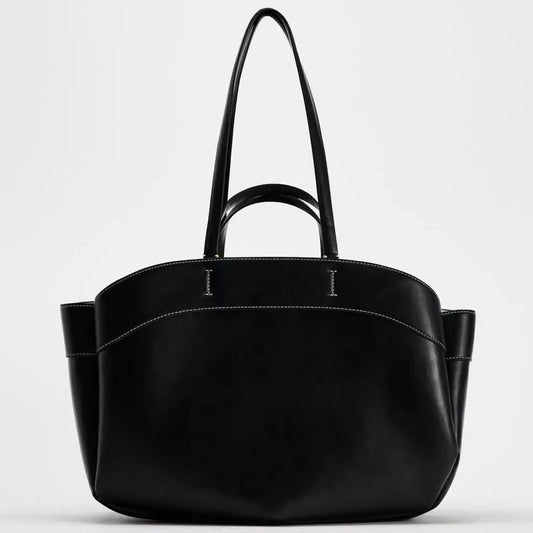 Large Collapsible Reusable Grocery Tote Bag - OutfitLondon