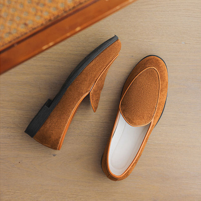 Luxurious Suede Slip On Shoes