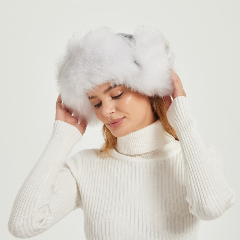 Warm Furry Animal Ear Winter Hat