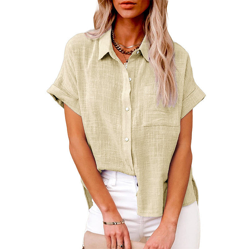 Soft Relaxed Fit Women's Button Down Shirt