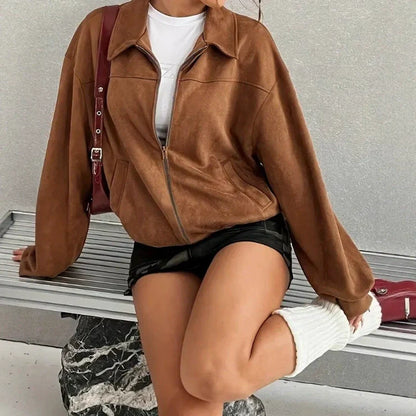 Large Fit Zip Up Coat