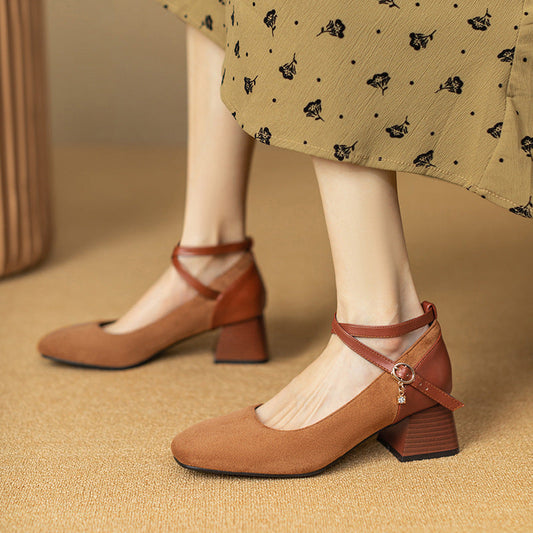 Luxury Suede High Heels - OutfitLondon
