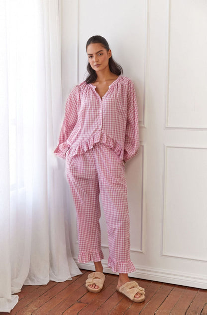 Pretty Top and Wide Leg Pants Set