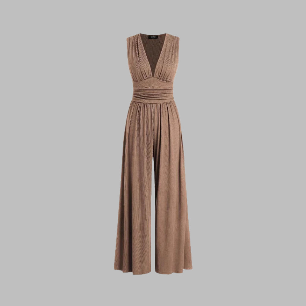 Chic Ruffled Relaxed Jumpsuit