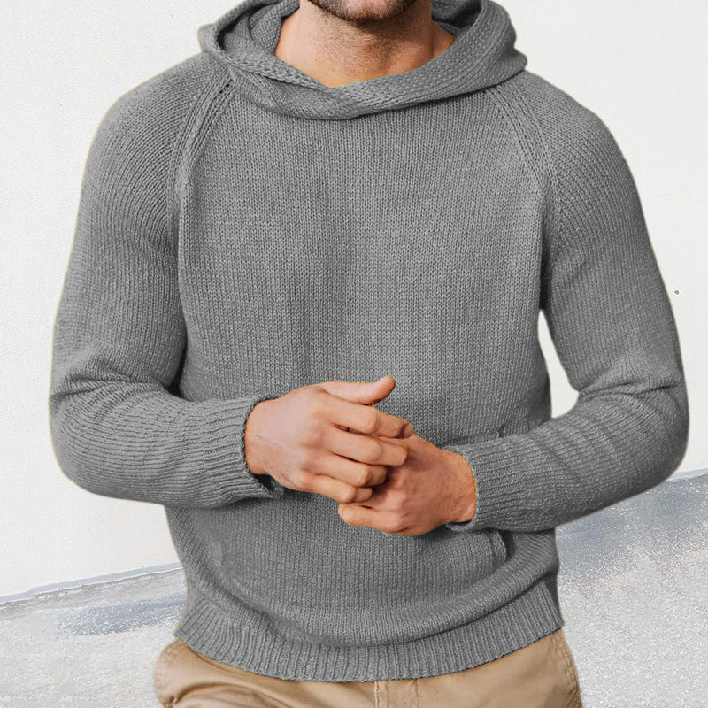 Premium Breathable Hooded Knit Sweater