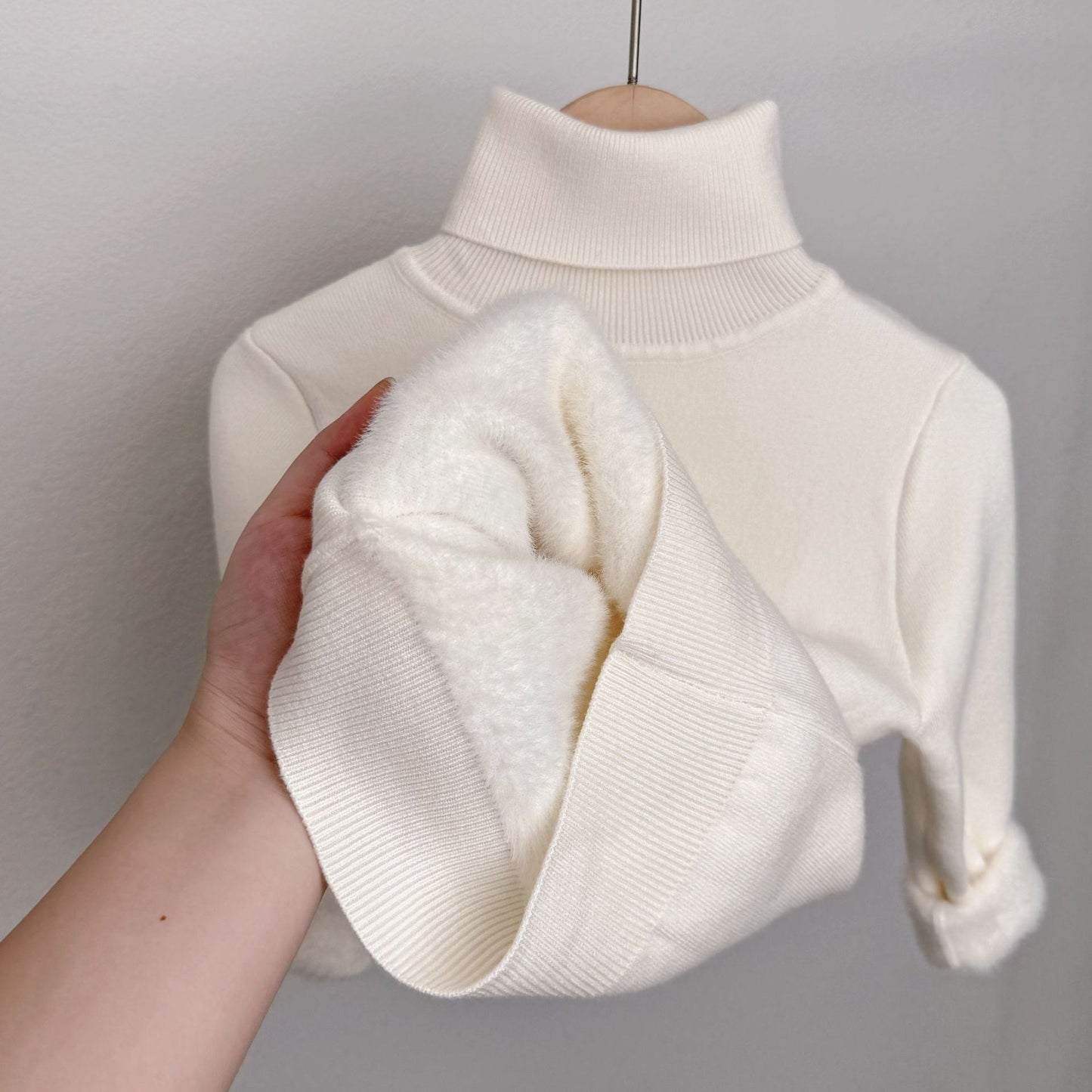 Soft Fleece Winter Knit Sweater