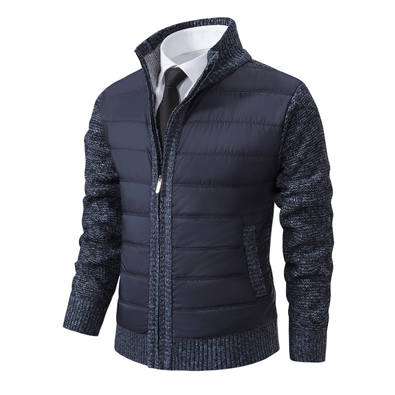 Stylish Quilted Water Resistant Hybrid Jacket
