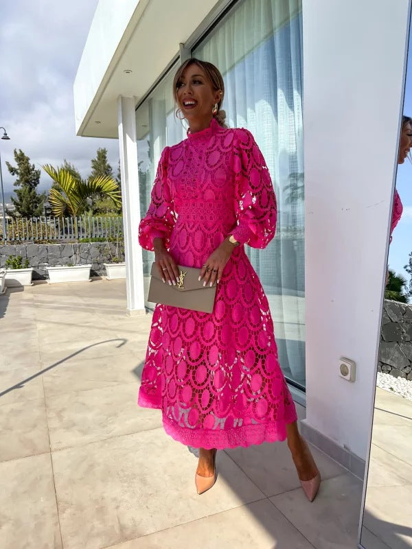 Elegant Lace Fit Bodycon Dress for Women