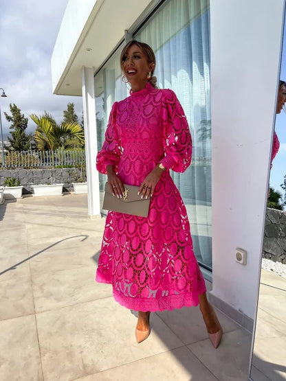 Elegant Lace Fit Bodycon Dress for Women