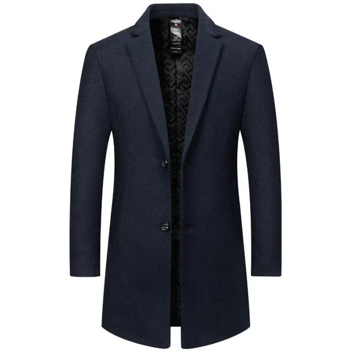 Warm Waterproof Long Mens Coat - OutfitLondon